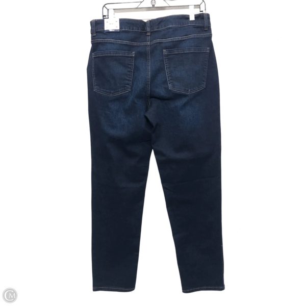 Jeans Straight By Talbots In Blue Denim, Size: 12 Online Hot Sale - Image 2
