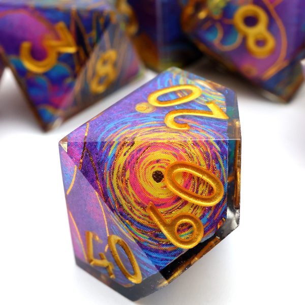 Cyberspace Sharpedge Dice Set Online now - Image 3