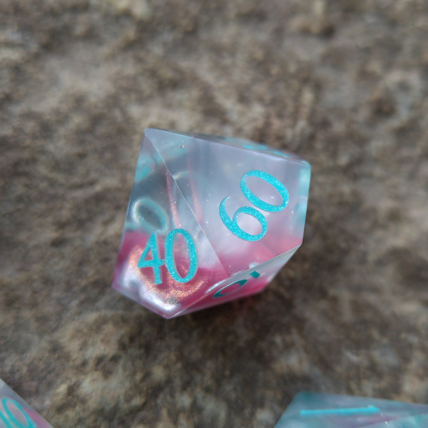 Nacre Sharpedge Dice Set Cheap - Image 4