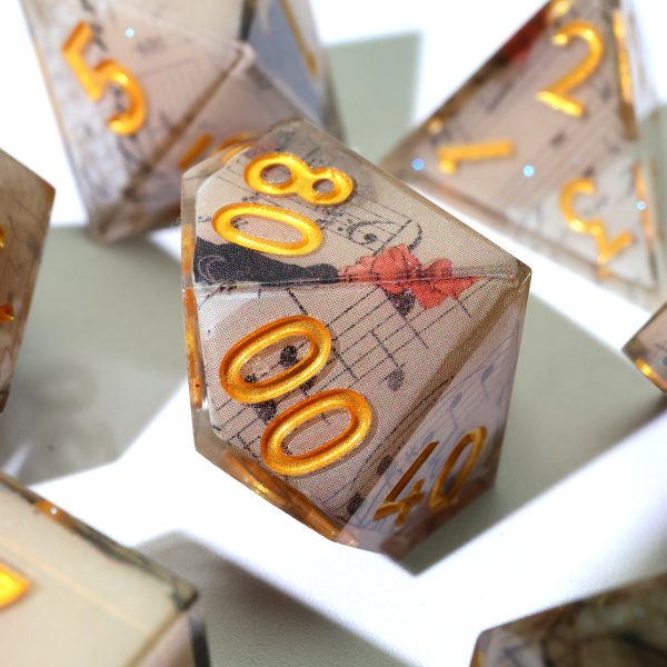 Sheet Music Sharpedge Dice Set For Sale - Image 4