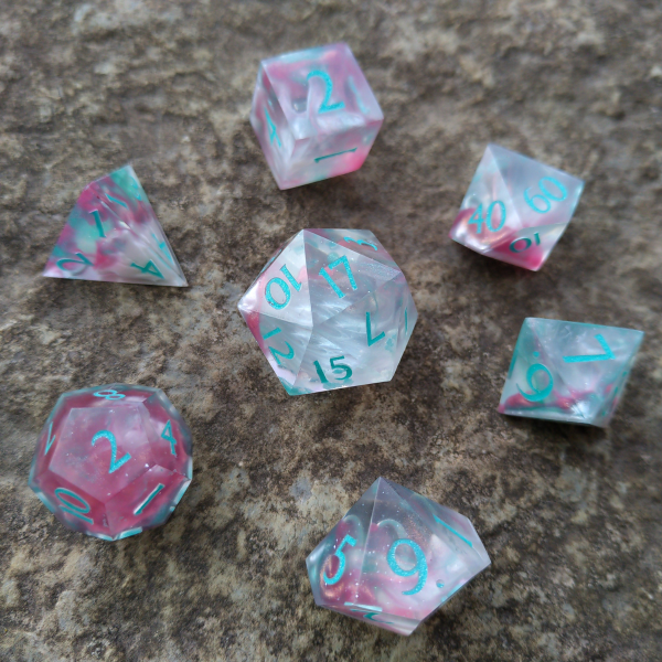 Nacre Sharpedge Dice Set Cheap