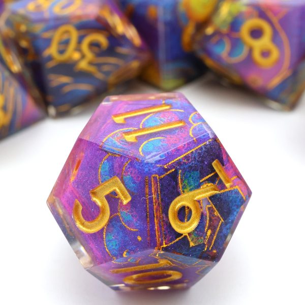 Cyberspace Sharpedge Dice Set Online now - Image 2