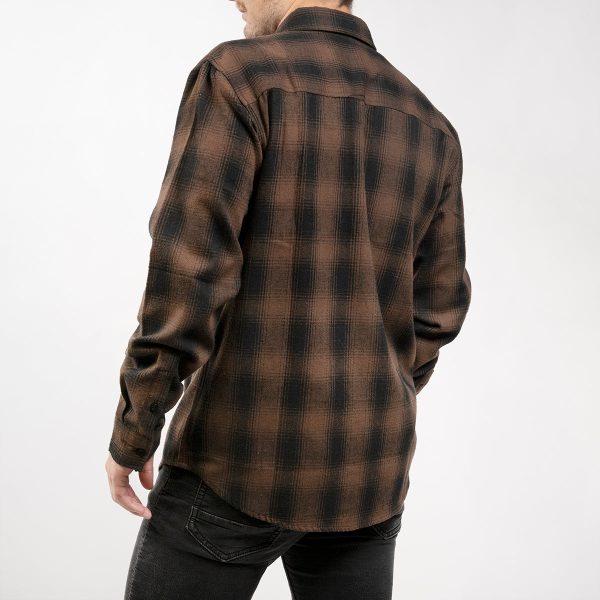 Saturday Night Special Flannel - Brown Black Online Hot Sale - Image 2