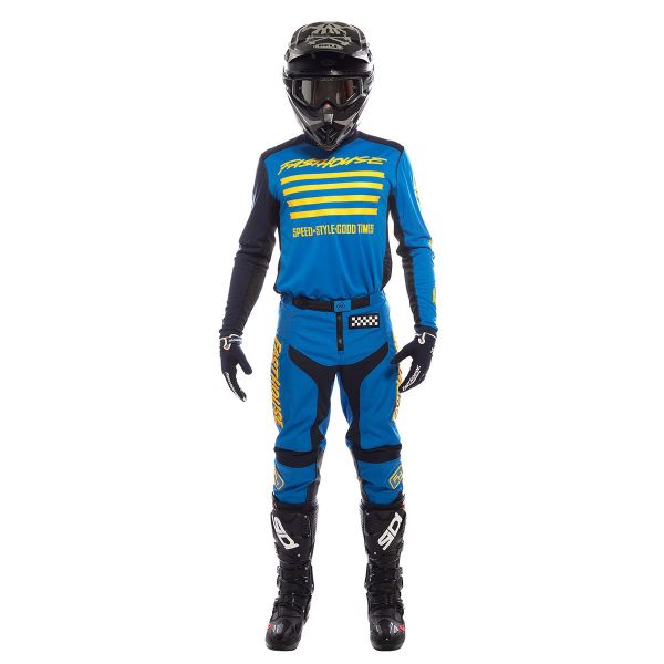 Grindhouse Youth Pant - Blue Yellow For Discount - Image 3