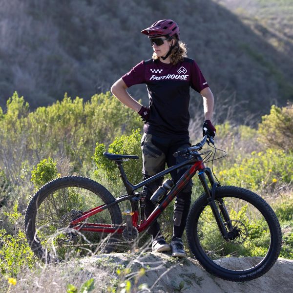 Alloy Block SS Jersey - Maroon Black For Sale - Image 3