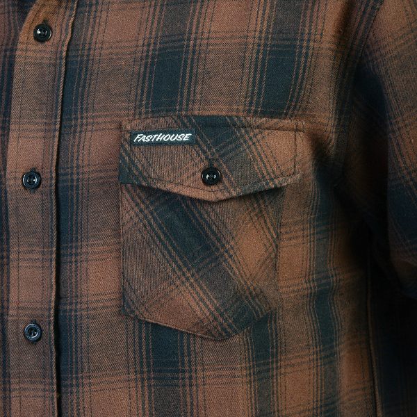 Saturday Night Special Flannel - Brown Black Online Hot Sale - Image 5
