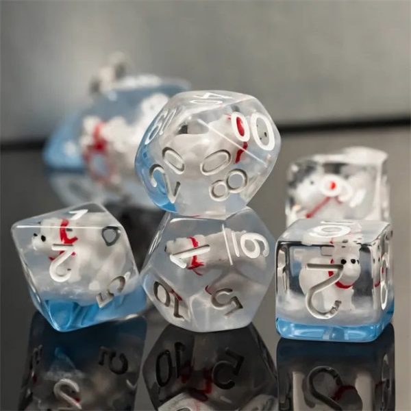 Polar Bear 7-Dice Set For Discount - Image 5