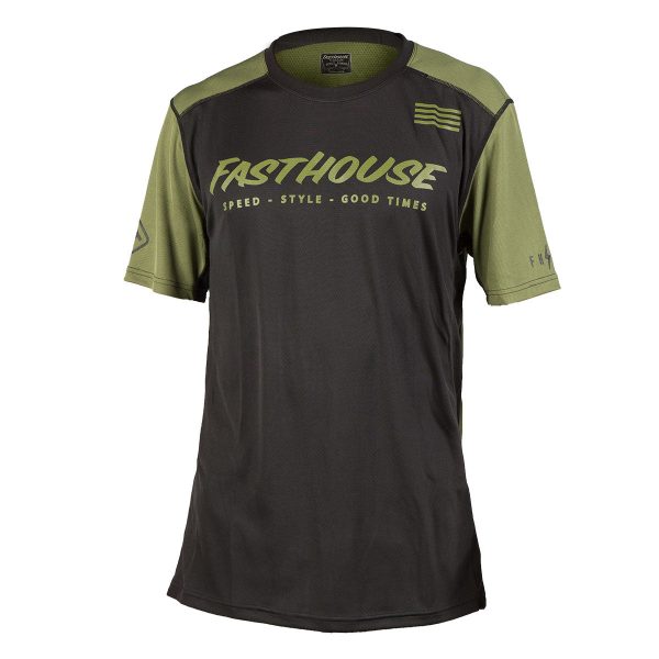 Fastline Classic SS MTB Jersey - Olive Sale