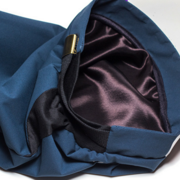 Hairbrella Lite Toddlers Satin-Lined Rain Hat - Teal For Sale - Image 3