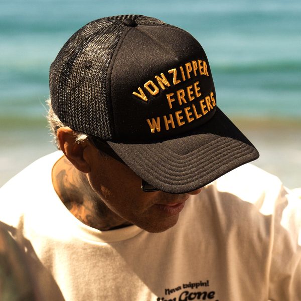 VonZipper Barley Hat - Black Hot on Sale - Image 3