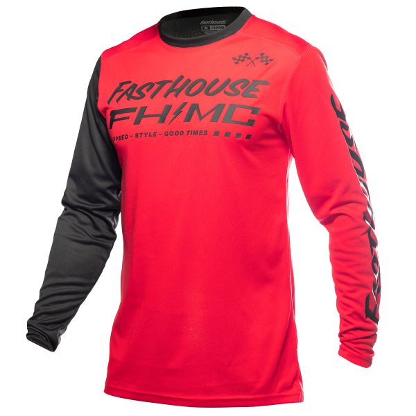 Carbon Method Jersey - Red Black For Cheap