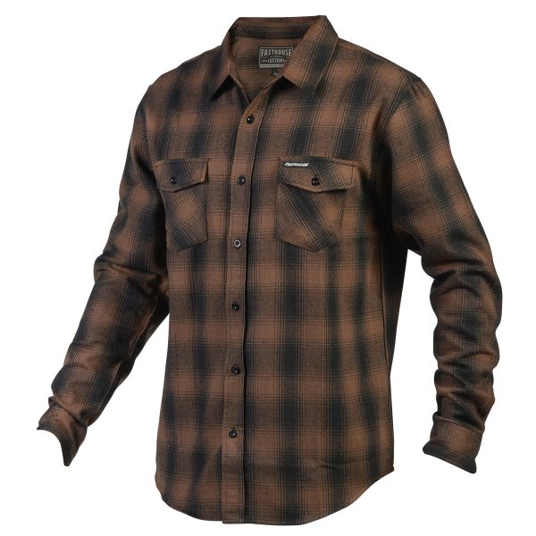 Saturday Night Special Flannel - Brown Black Online Hot Sale