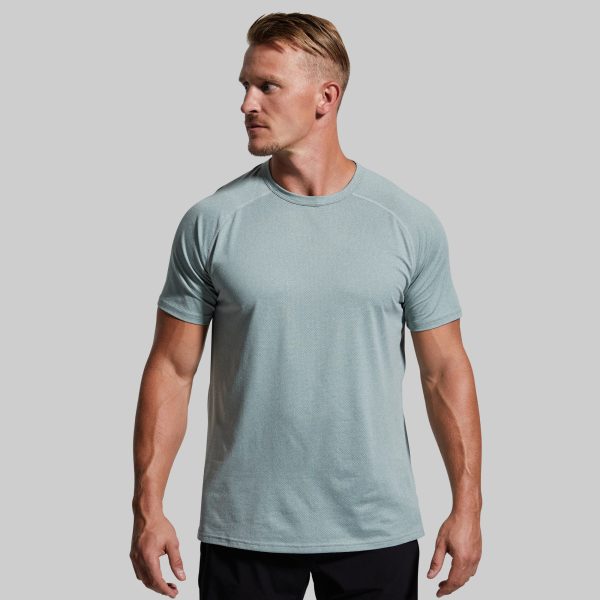 Heritage Tee (Sea Sage) For Sale