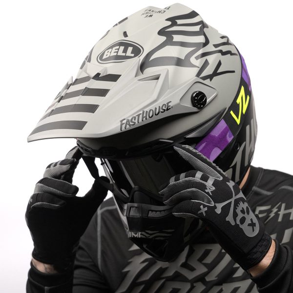 Bell Moto-9S Flex Flying Colors - Gray Black on Sale - Image 2