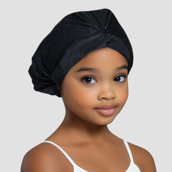 Hairbrella Satin-Lined Kids  Shower Cap Bundle (2) Supply