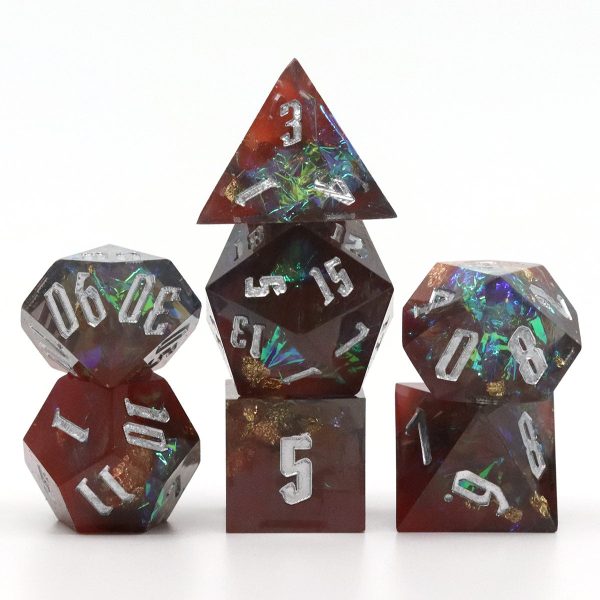 Spectre Stone Sky Sharp Edge RPG Dice Set For Sale