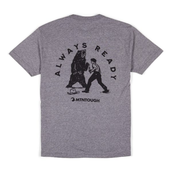 MTNTOUGH  Always Ready Bear T-Shirt - Premium Heather Online Hot Sale