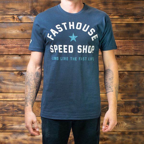Fast Life Tee - Indigo on Sale - Image 2