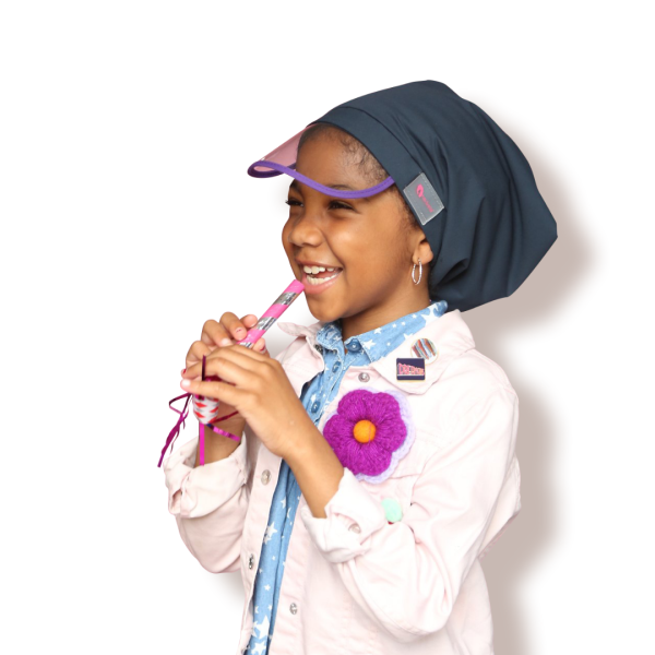 Hairbrella Classic Kids Satin-Lined Rain Hat - Bundle (2) Online Sale - Image 3