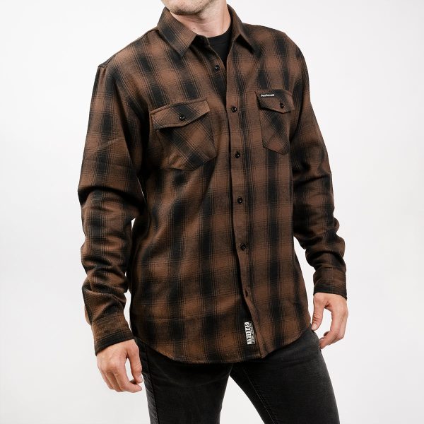 Saturday Night Special Flannel - Brown Black Online Hot Sale - Image 3