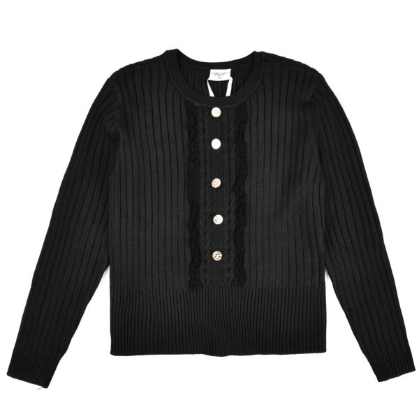 Girls Knit Button Top Online now - Image 4